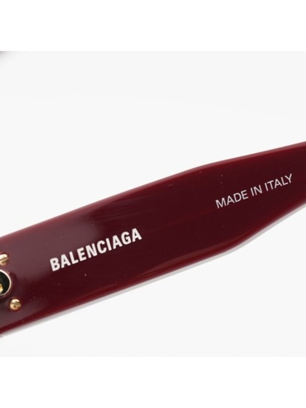 Balenciaga BB0325O 004 Eyeglasses Burgundy 52mm Square Frame - Picture 4 of 12
